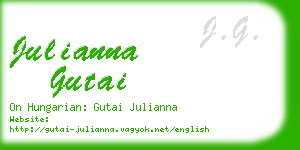 julianna gutai business card